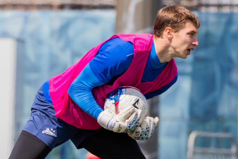 Тренировка «Зенита»-2 перед матчем с ФК «Космос»