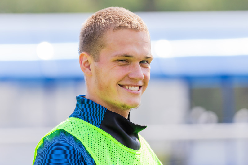 Тренировка «Зенита»-2 перед матчем с ФК «Космос»