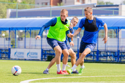 Тренировка «Зенита»-2 перед матчем с ФК «Космос»