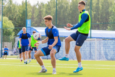 Тренировка «Зенита»-2 перед матчем с ФК «Космос»