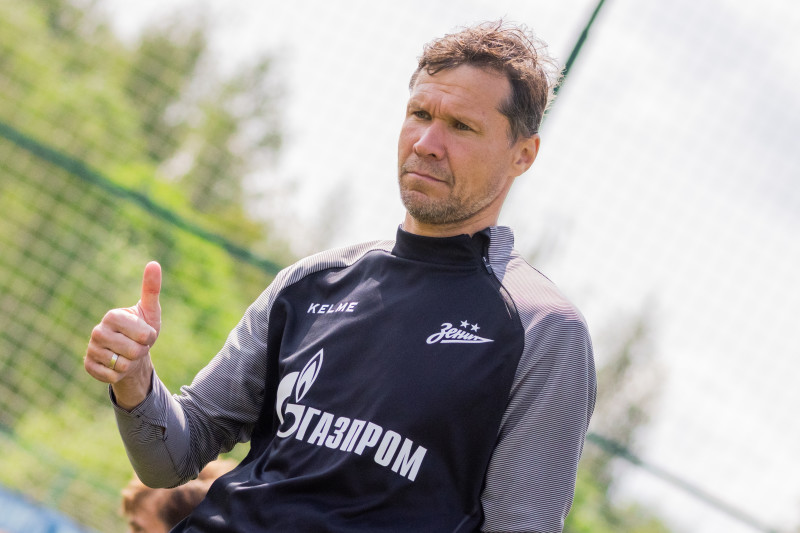 Тренировка «Зенита»-2 перед матчем с ФК «Космос»