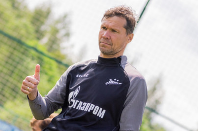 Тренировка «Зенита»-2 перед матчем с ФК «Космос»