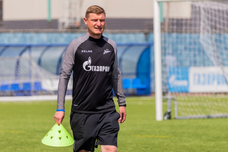 Тренировка «Зенита»-2 перед матчем с ФК «Космос»