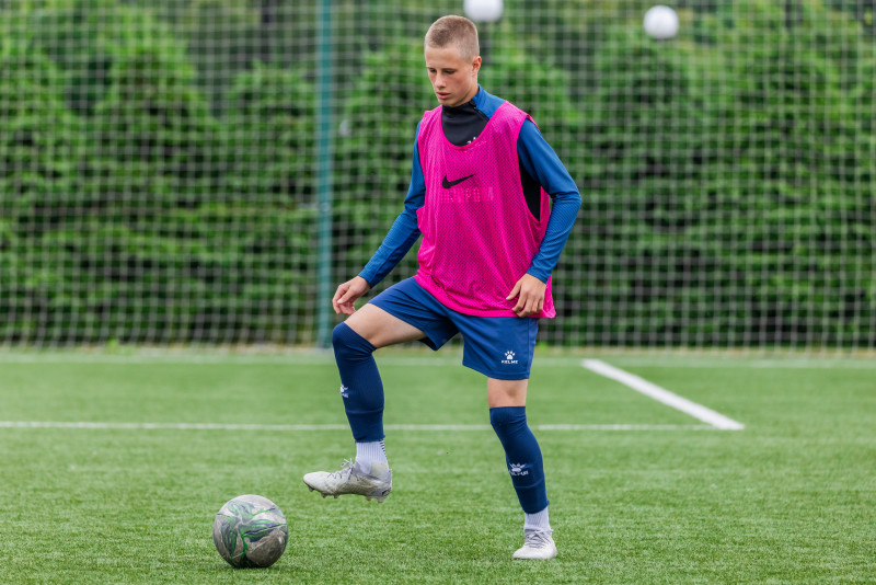 Тренировка юношеской команды «Зенит» U-16 перед матчем с «Локомотивом»