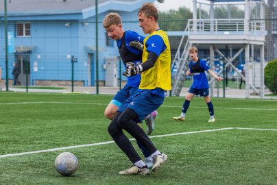 Тренировка юношеской команды «Зенит» U-16 перед матчем с «Локомотивом»