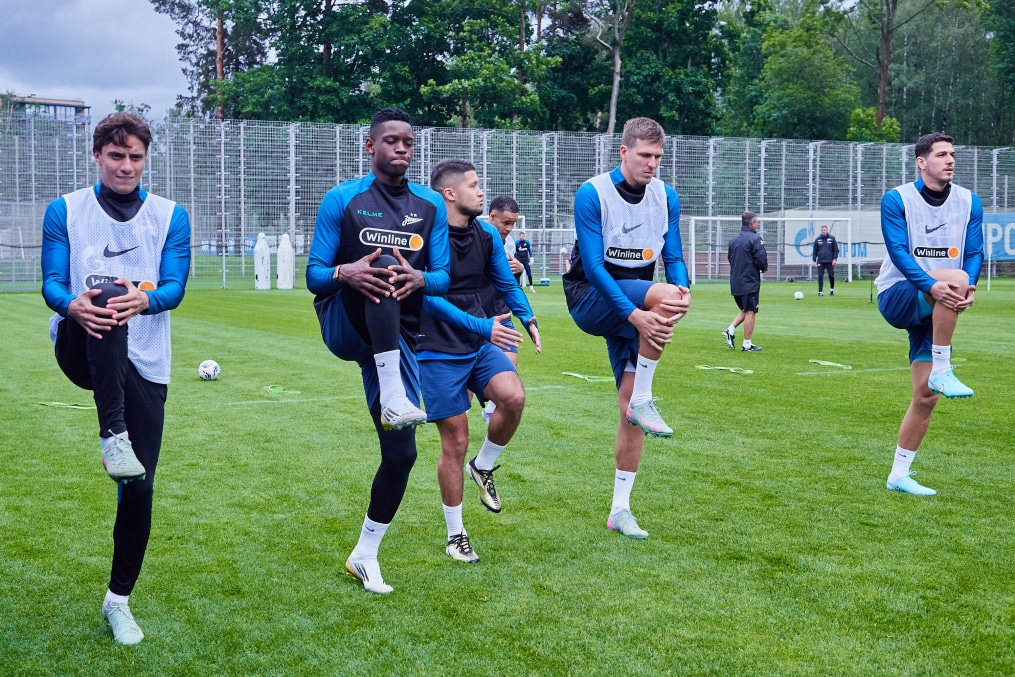 «Дневник сборов»: вечерняя тренировка основного состава ФК «Зенит»