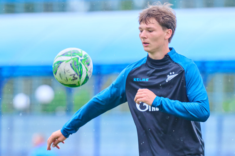 Тренировка «Зенита»-м перед матчем с ЦСКА-м