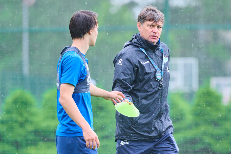 Тренировка «Зенита»-м перед матчем с ЦСКА-м