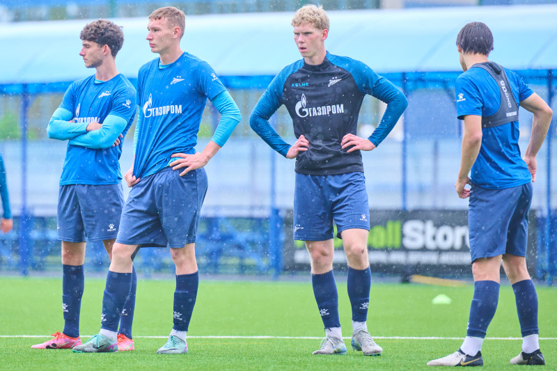 Тренировка «Зенита»-м перед матчем с ЦСКА-м