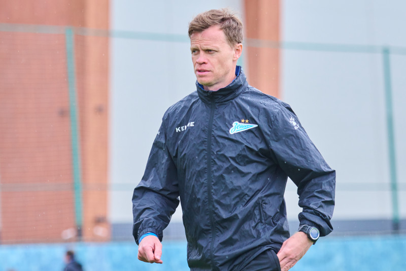 Тренировка «Зенита»-м перед матчем с ЦСКА-м