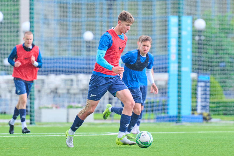 Тренировка «Зенита»-м перед матчем с ЦСКА-м