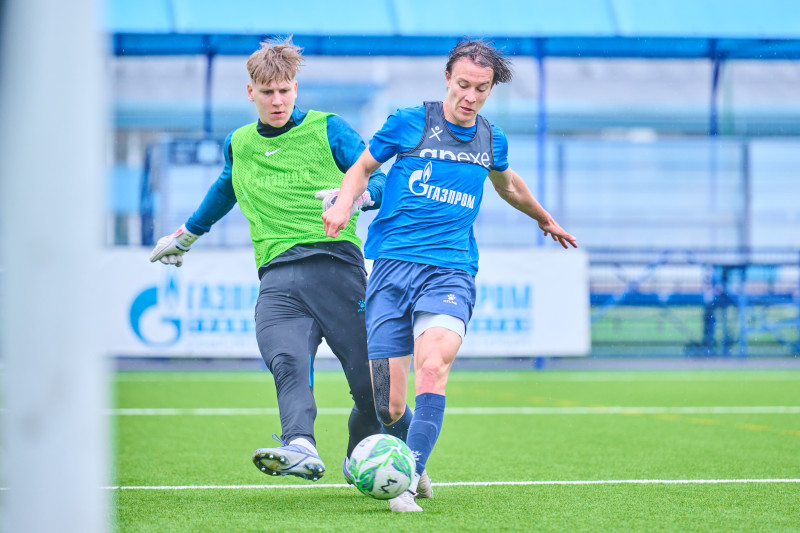 Тренировка «Зенита»-м перед матчем с ЦСКА-м