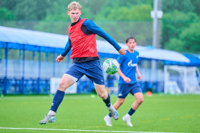 Тренировка «Зенита»-м перед матчем с ЦСКА-м