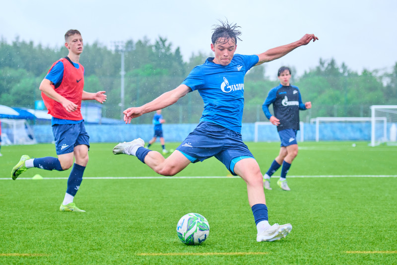 Тренировка «Зенита»-м перед матчем с ЦСКА-м