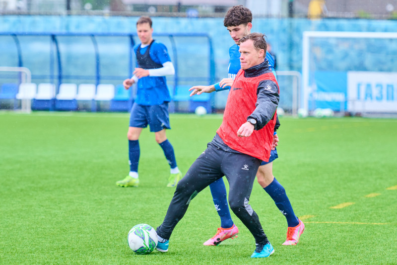 Тренировка «Зенита»-м перед матчем с ЦСКА-м