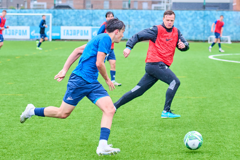 Тренировка «Зенита»-м перед матчем с ЦСКА-м