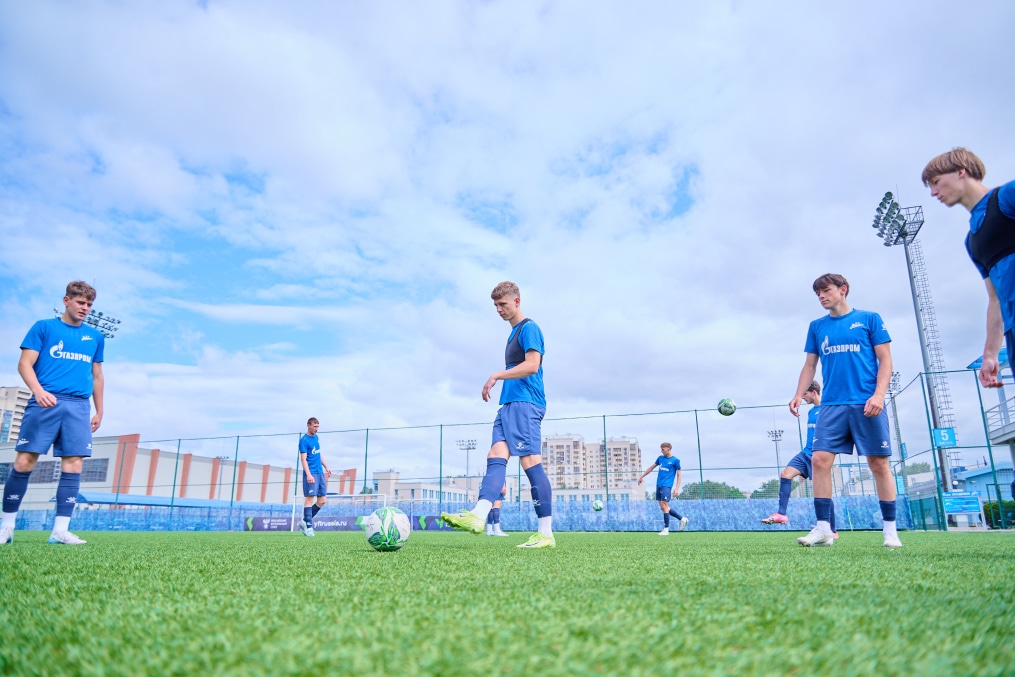 Тренировка «Зенита»-м перед матчем с «Крыльями Советов»-м