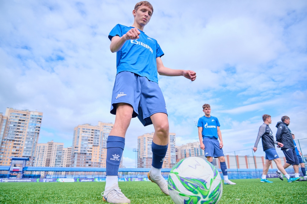 Тренировка «Зенита»-м перед матчем с «Крыльями Советов»-м