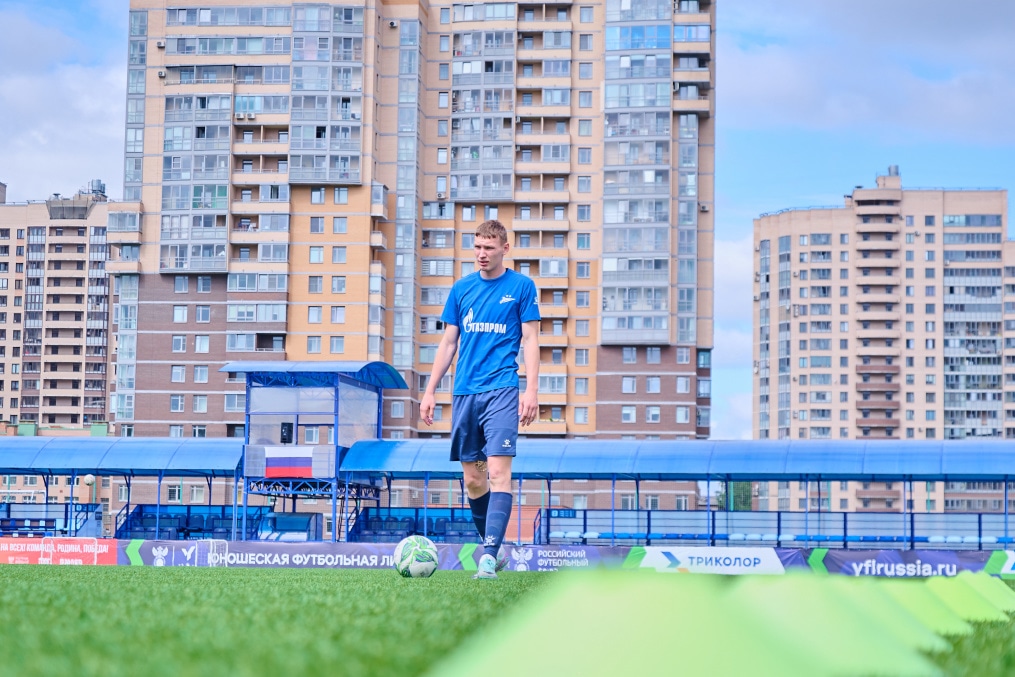 Тренировка «Зенита»-м перед матчем с «Крыльями Советов»-м
