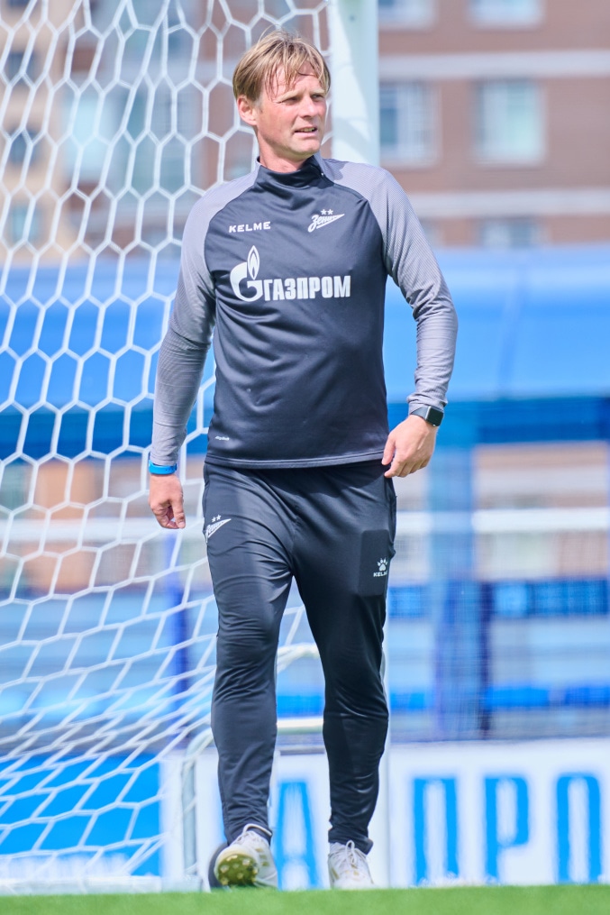 Тренировка «Зенита»-м перед матчем с «Крыльями Советов»-м