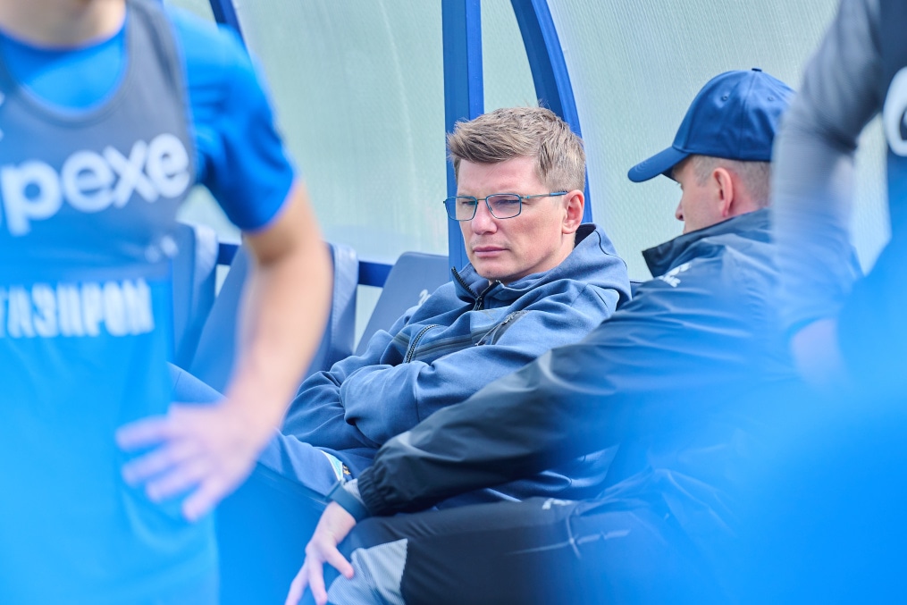 Тренировка «Зенита»-м перед матчем с «Крыльями Советов»-м