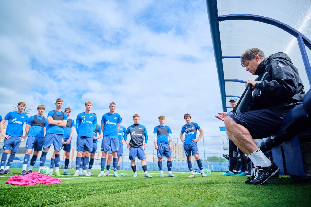 Тренировка «Зенита»-м перед матчем с «Крыльями Советов»-м