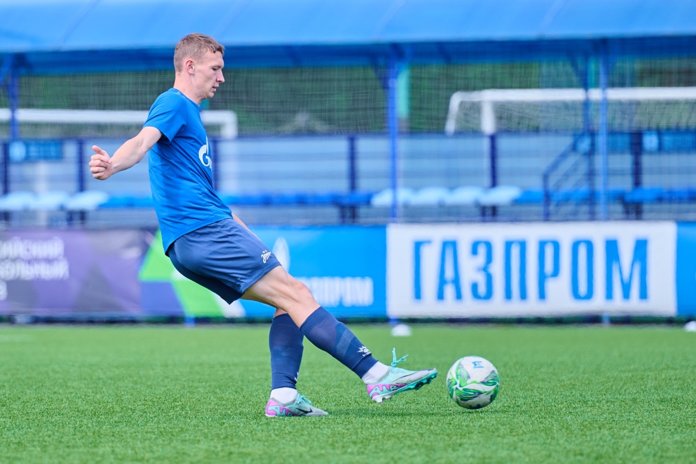 Тренировка «Зенита»-м перед матчем с «Крыльями Советов»-м