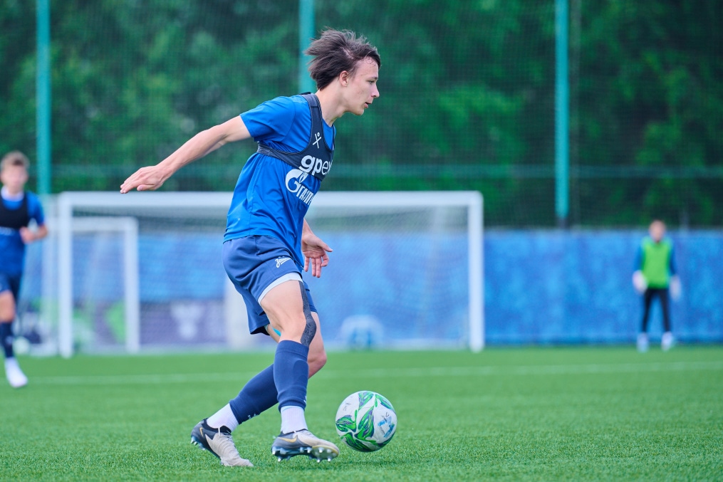 Тренировка «Зенита»-м перед матчем с «Крыльями Советов»-м