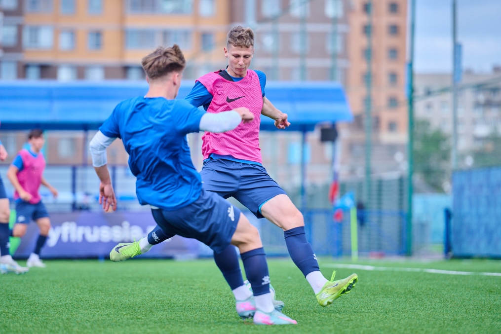 Тренировка «Зенита»-м перед матчем с «Крыльями Советов»-м