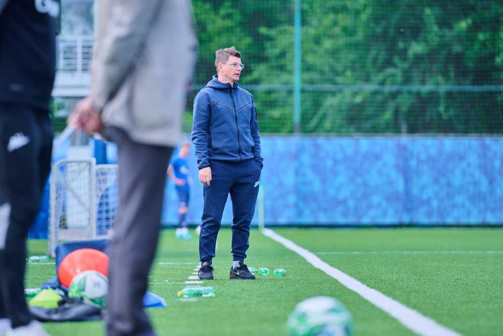 Тренировка «Зенита»-м перед матчем с «Крыльями Советов»-м