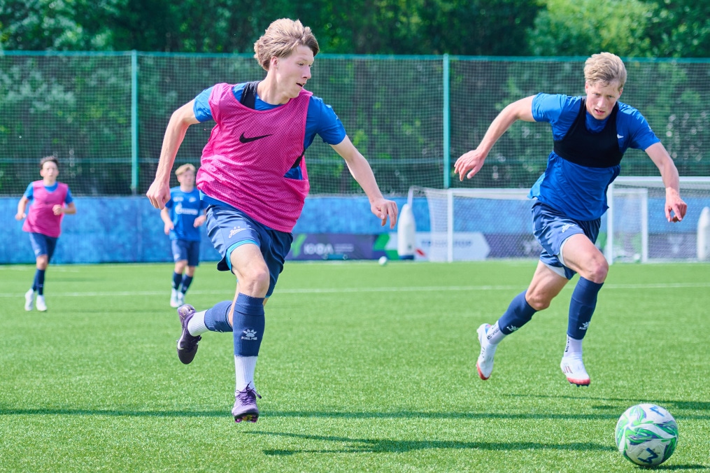 Тренировка «Зенита»-м перед матчем с «Крыльями Советов»-м