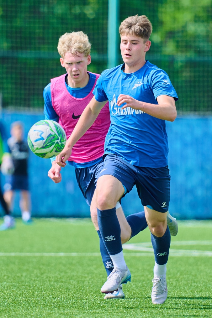 Тренировка «Зенита»-м перед матчем с «Крыльями Советов»-м