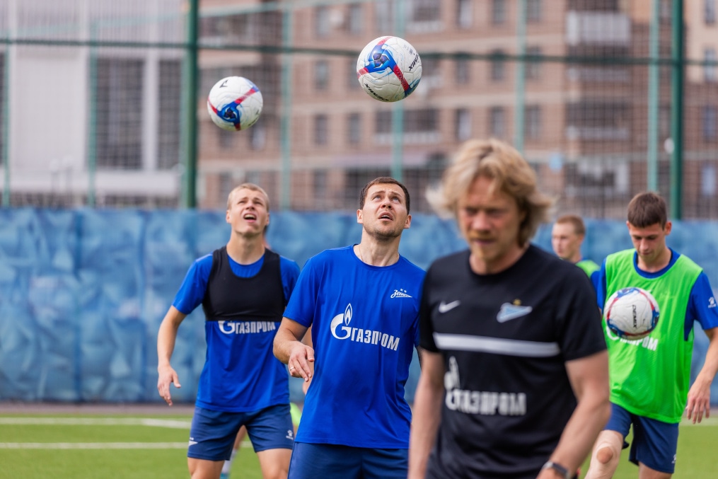 Тренировка «Зенита»-2 перед матчем с ФК «Сатурн»