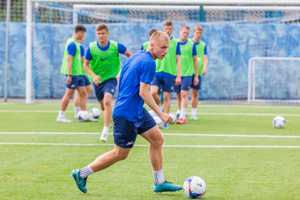 Тренировка «Зенита»-2 перед матчем с ФК «Сатурн»