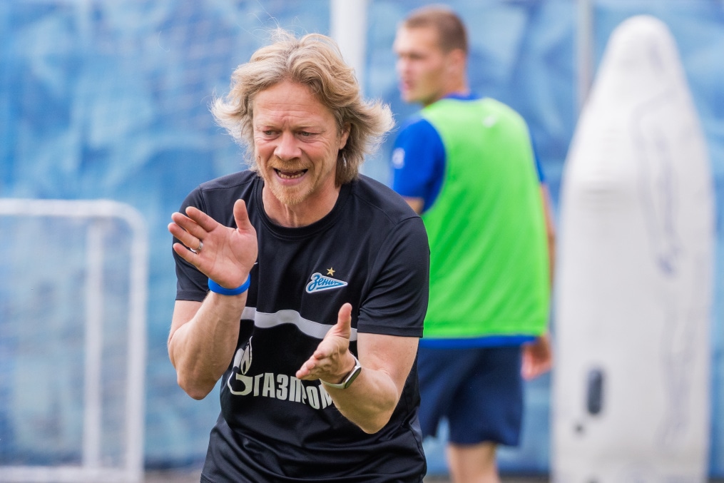 Тренировка «Зенита»-2 перед матчем с ФК «Сатурн»