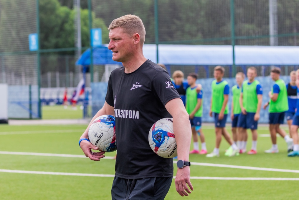 Тренировка «Зенита»-2 перед матчем с ФК «Сатурн»