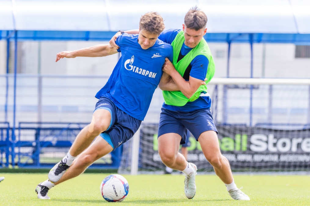 Тренировка «Зенита»-2 перед матчем с ФК «Сатурн»