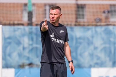 Тренировка «Зенита»-2 перед матчем с ФК «Сатурн»