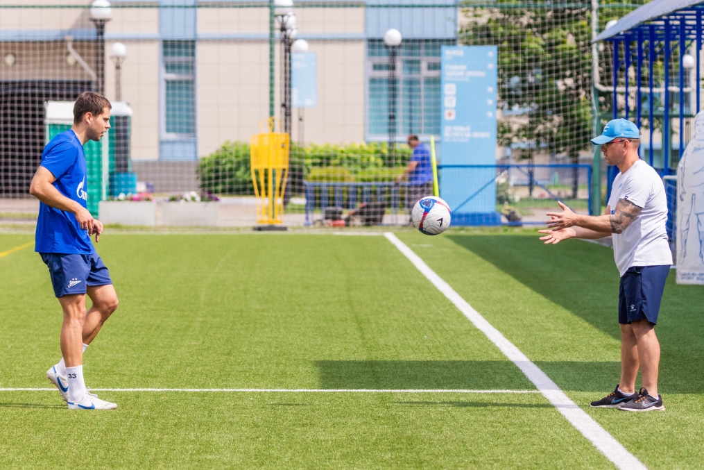 Тренировка «Зенита»-2 перед матчем с ФК «Сатурн»