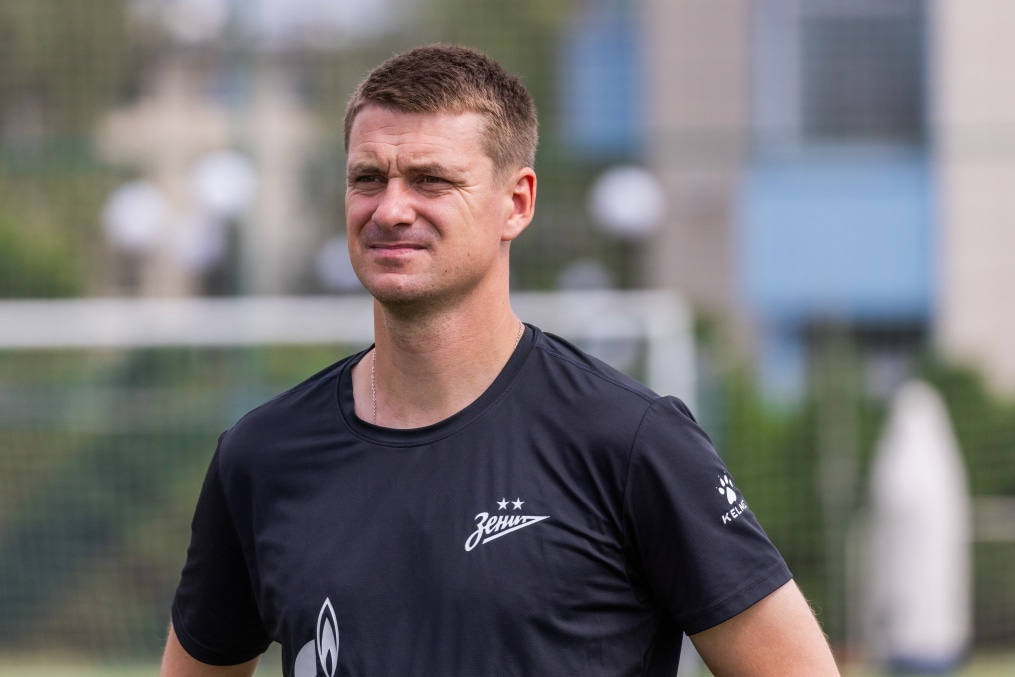 Тренировка «Зенита»-2 перед матчем с ФК «Сатурн»