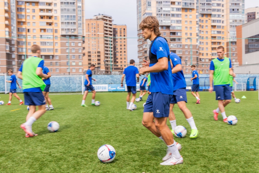 Тренировка «Зенита»-2 перед матчем с ФК «Сатурн»
