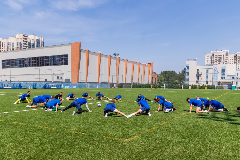 Тренировка «Зенита»-2 перед матчем с ФК «Сатурн»