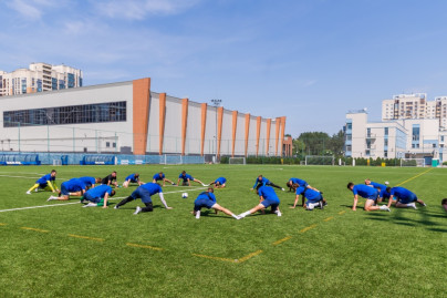 Тренировка «Зенита»-2 перед матчем с ФК «Сатурн»