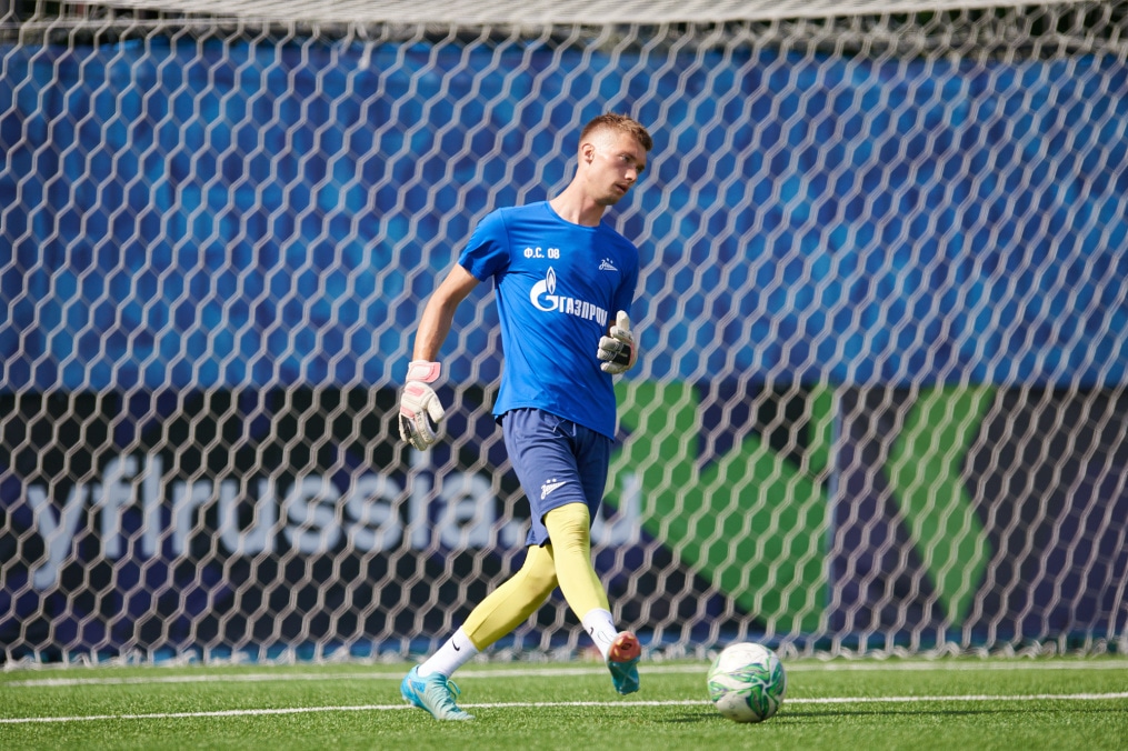 Тренировка «Зенита» U-17 перед матчем с «Мастер-Сатурном» U-17