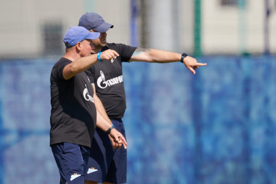 Тренировка «Зенита» U-17 перед матчем с «Мастер-Сатурном» U-17