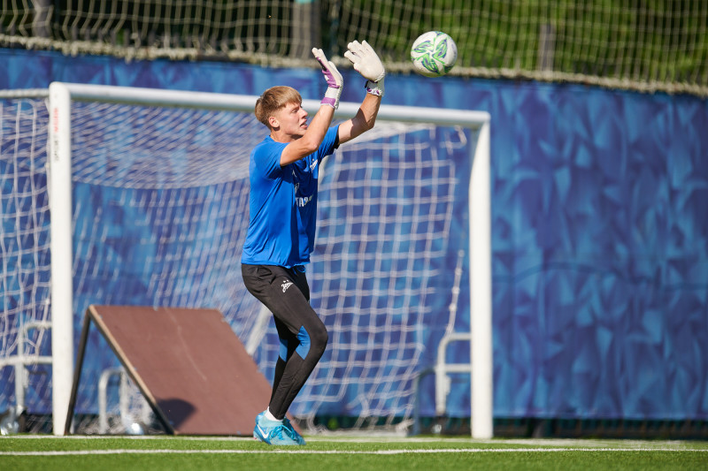Тренировка «Зенита» U-18 перед матчем с «Рубином» U-18