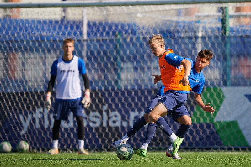 Тренировка «Зенита» U-18 перед матчем с «Рубином» U-18