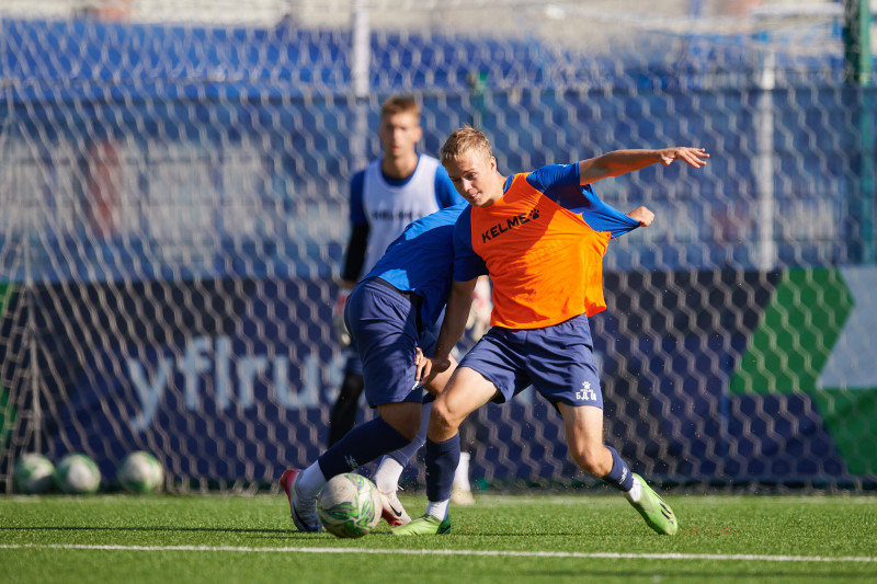 Тренировка «Зенита» U-18 перед матчем с «Рубином» U-18