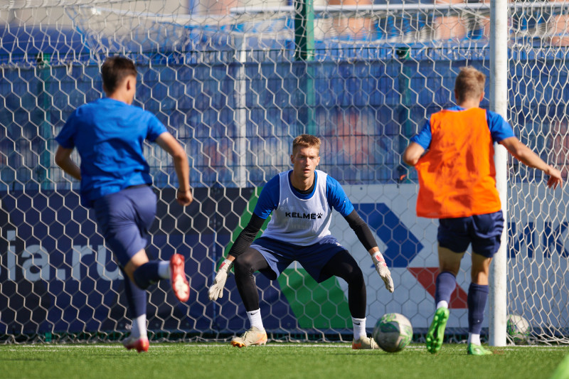 Тренировка «Зенита» U-18 перед матчем с «Рубином» U-18