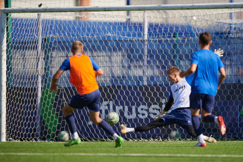 Тренировка «Зенита» U-18 перед матчем с «Рубином» U-18